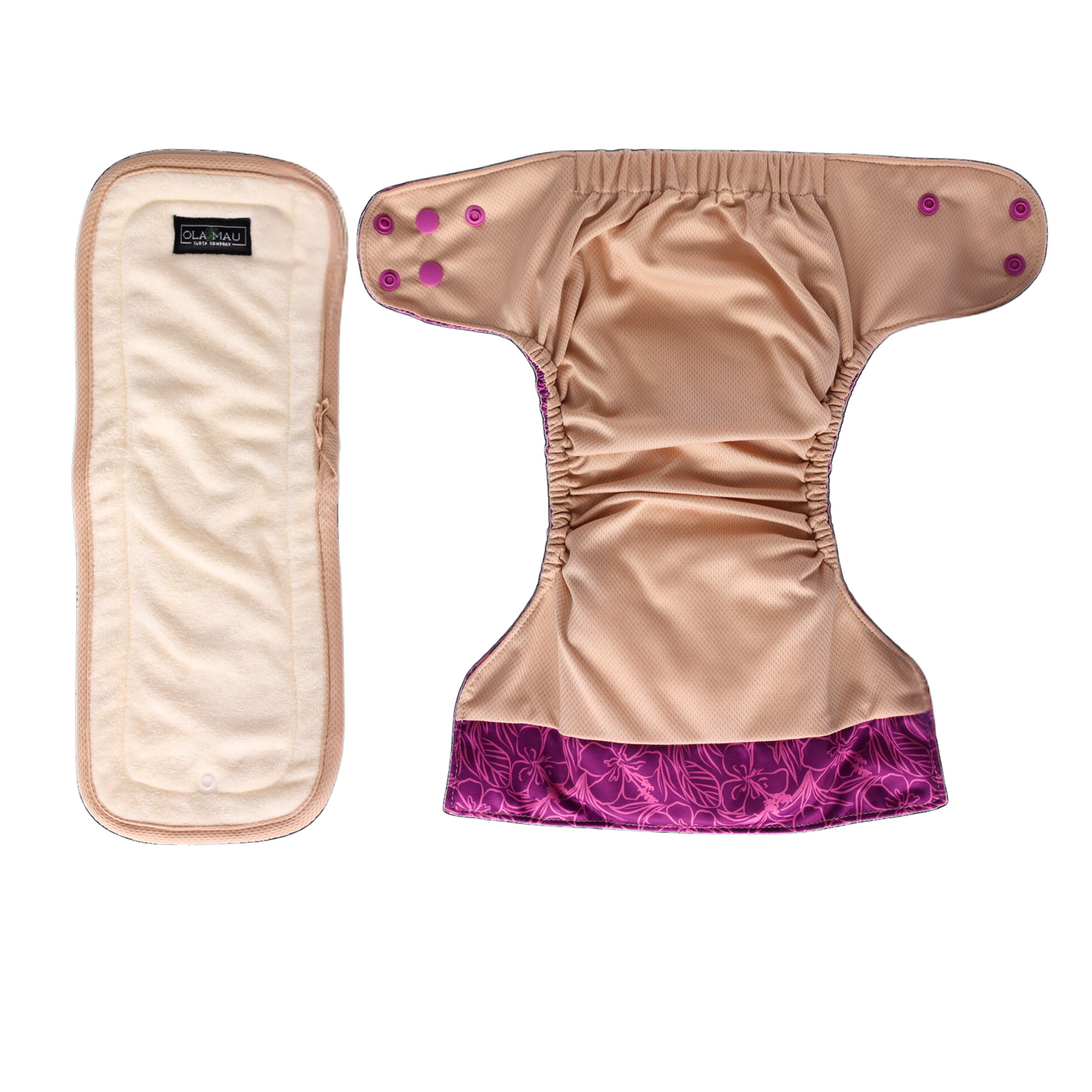 Swim/Pocket Diaper- Paʻalia Pink+Purple