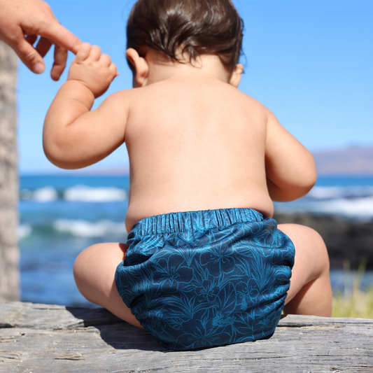 Swim/Pocket Diaper-Paʻalia Blue